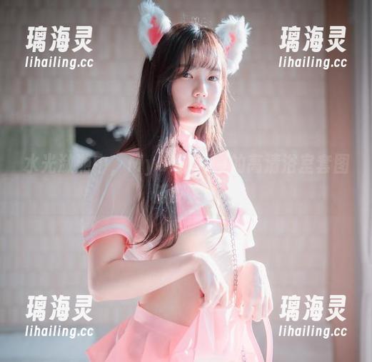 水光潋滟中，MyuA(뮤아)的高清浴室套图俏皮上线