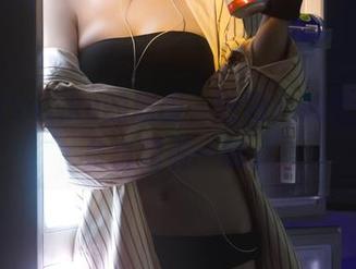 纸悦Etsu_ko的原图，好吧，加代子与这条白裙有一腿。